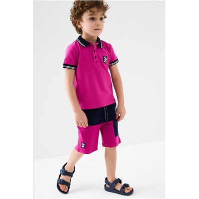 Джемпер трикотажный с воротником поло для мальчиков PLAYTODAY, 1239830