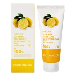 522954 Lebelage Успокаивающий гель с витаминами / Vitamin Moisture Purity 100% Soothing Gel, 100 мл