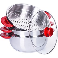 80253 Мантоварка 28 см нерж ТУРЦИЯ МВ (х2)