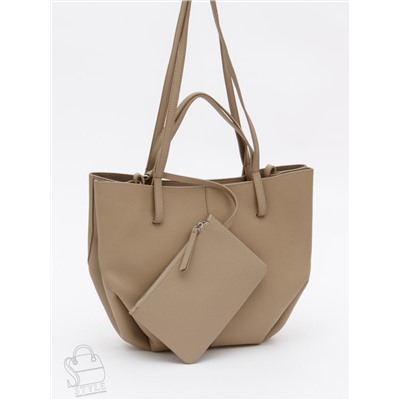 Сумка женская кожаная 1003L apricot Polina&Eiterou  в Новосибирске