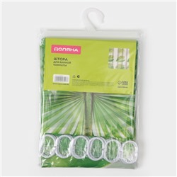 Штора для ванной Доляна «Сафари», 180×180 см, EVA