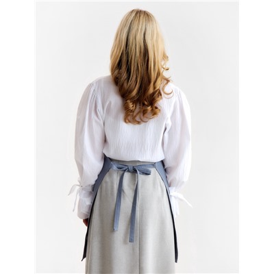 Фартук «Этель» Kitchen, 60×70 см, синий, 100% хлопок, саржа 220 г/м²