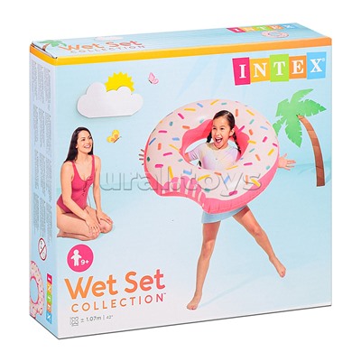 Круг для плавания «Пончик» 94 х 23 см, от 9 лет 56265NP INTEX