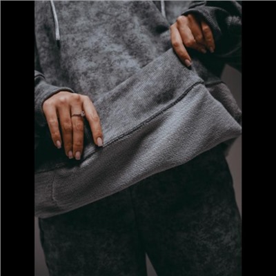 Худи женское Ваниль (Светло-серый варёнка)