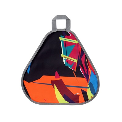 Ледянка мягкая Art, треугольная, d=41 см, толщина 1.2 см, рисунок МИКС