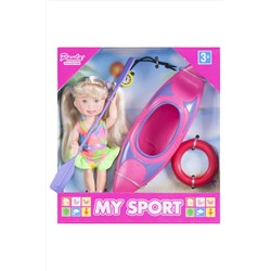 Игровой набор "Paula. Спортсмен", байдарка Игрушки разных брендов, 267926