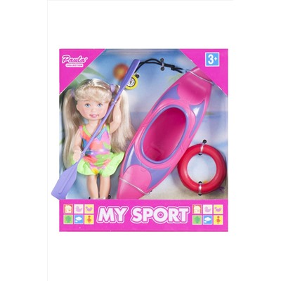 Игровой набор "Paula. Спортсмен", байдарка Игрушки разных брендов, 267926