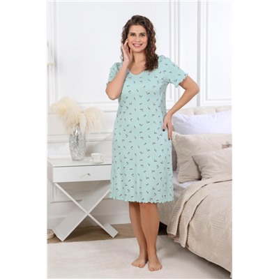 Ночная сорочка Амалия-4 (Зеленый)