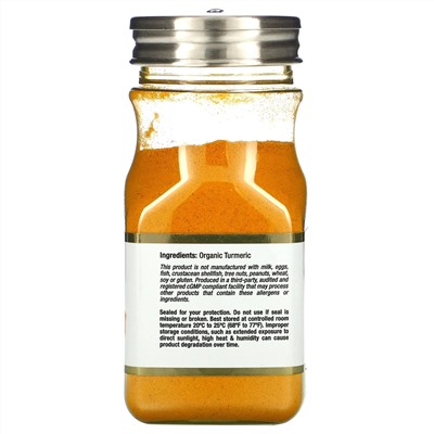 California Gold Nutrition, органическая куркума, 65 г (2,3 унции)