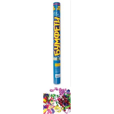 Хлопушка "Бумфети" 60 см  фольга 1501-0545 Веселая Затея