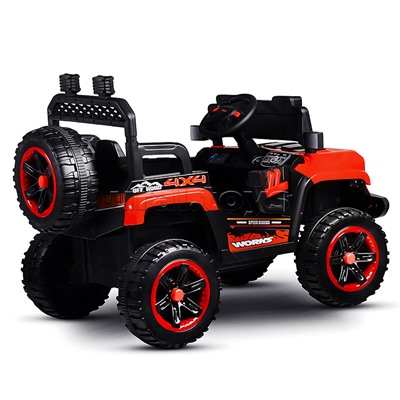 Электромобиль детский "Покоритель гор" (цвет красный)