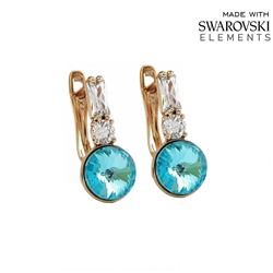 Серьги с кристаллами Swarovski