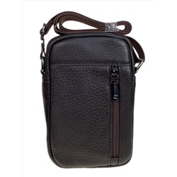 Сумка мужская из натуральной кожи, цвет коричневый