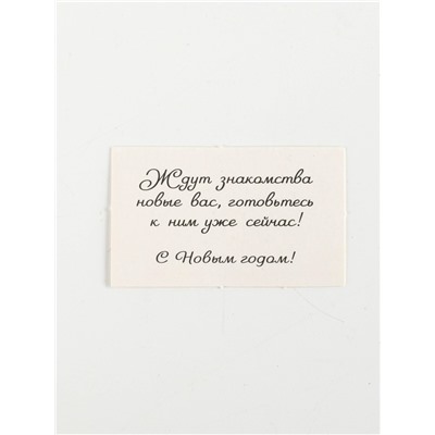 Конфеты шоколадные «Волшебного нового года» в коробке бриллианте с предсказанием, 150 г