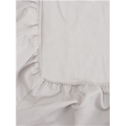 Простыня на резинке 1.5-спальная SL Home Beige, 140×200+30 см, сатин