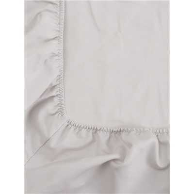 Простыня на резинке 1.5-спальная SL Home Beige, 140×200+30 см, сатин