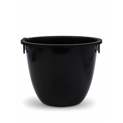 Кашпо для цветов «Жемчужина», 7 л, d=36 см, h=22 см, пластик, со вставкой, подвесное, белое