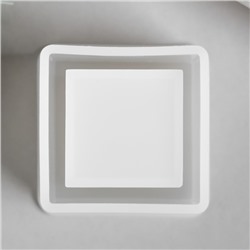 Молд силиконовый «Подсвечник квадратный» 5.7×5.7×6.2 см