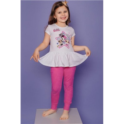 Туника 22709 детская LOL Surprise (Белый)