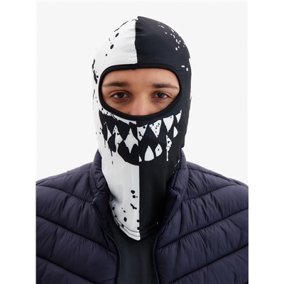 Маска-балаклава Black and White, размер универсальный, чёрная