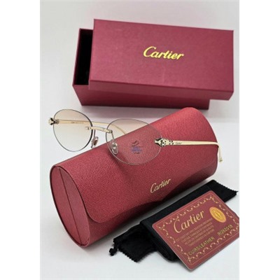 Набор женские солнцезащитные очки, коробка, чехол + салфетки #22931353