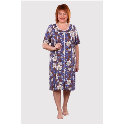 Римма - халат синий