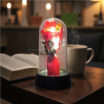 Светильник "Букетик" в коробке (красный)