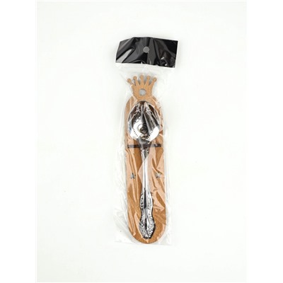 Ложка чайная с гравировкой «Любимого мужа», h=14 см