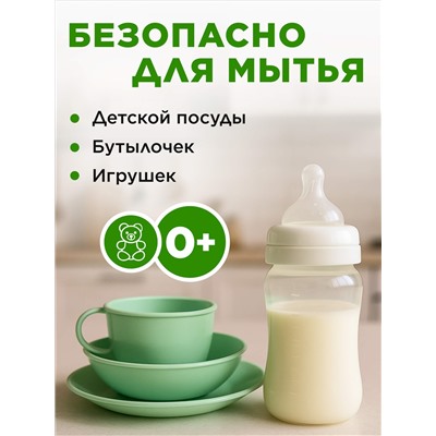 Гель-ультраконцентрат для мытья посуды 2 в 1 «Сода-эффект»