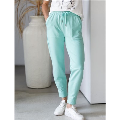 Брюки из тонкого премиального футера с эластаном