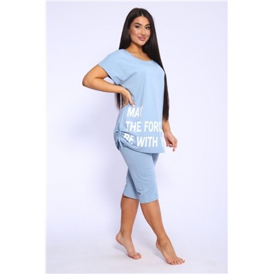 Костюм женский 46645 (Голубой)