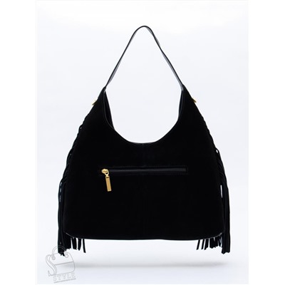 Сумка женская кожаная 1042M black Polina&Eiterou