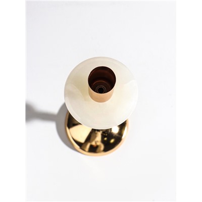 Подсвечник на 1 свечу «Рим», под золото, 10.5×10.5×31 см