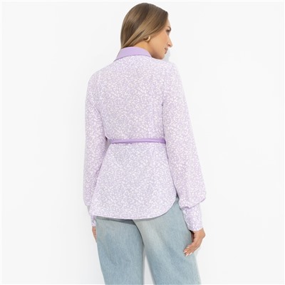 Рубашка с имитацией многослойности, Собрание идей (сирень)