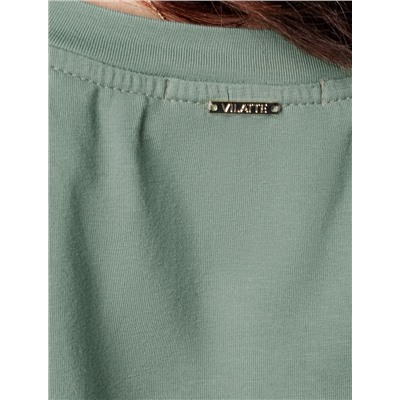 Топ из облегченного хлопкового полотна на завязках