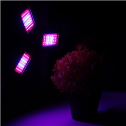 Фитолампа для растений, светодиодная, Е27, 26 Вт, 126 LED, 265 В, складная, биколорная