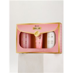 Подарочный набор Nude Mood, мини крем для тела, мини гель и крем для рук, URAL LAB