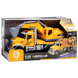 Машина "Ковшовый Титан" на батарейках, в коробке