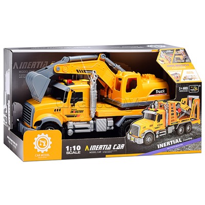 Машина "Ковшовый Титан" на батарейках, в коробке