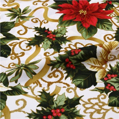 Дорожка «Доляна. Праздничные украшения», 40×145 см, 100% п/э, 140 г/м²