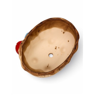 Декоративный горшок для цветов «Грибы», 15×11×6 см, керамический, Greengo