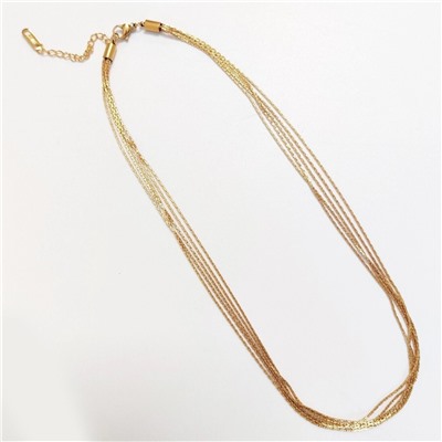 Колье из цепочек