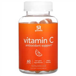 Sports Research, Vitamin C, Natural Orange, 60 Gummies