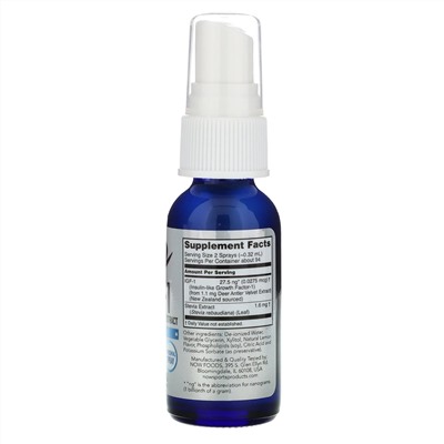 Now Foods, IGF-1, Deer Antler Velvet Extract, Lemon Flavor, 1 fl oz (30 ml)