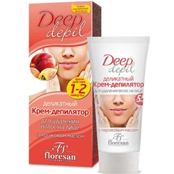 Крем-депилятор Deep Depil деликатный для лица с маслом персика 50 мл. ф-126