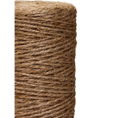 Шпагат джутовый для подвязки растений, 300 м, 1120 текс, 2 нити, джут, Greengo