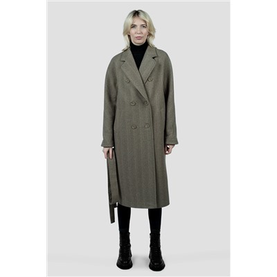 01-12242 Пальто женское демисезонное (пояс)