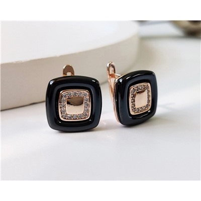 Серьги с керамикой