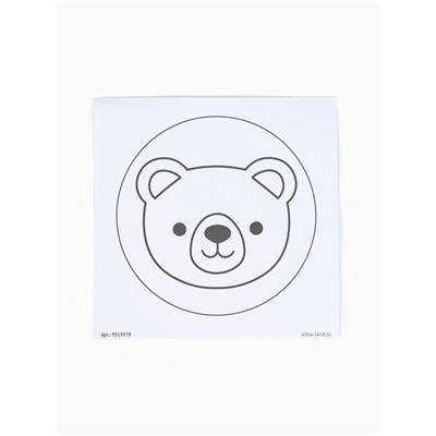 Ковровая вышивка «Мишка», набор для творчества