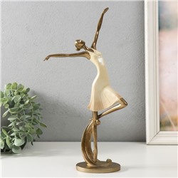 Фигурка полистоун «Полёт», песочная с бронзой, 17.5×6×33 см